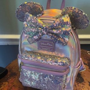 Pink EARidescent bag Loungefly